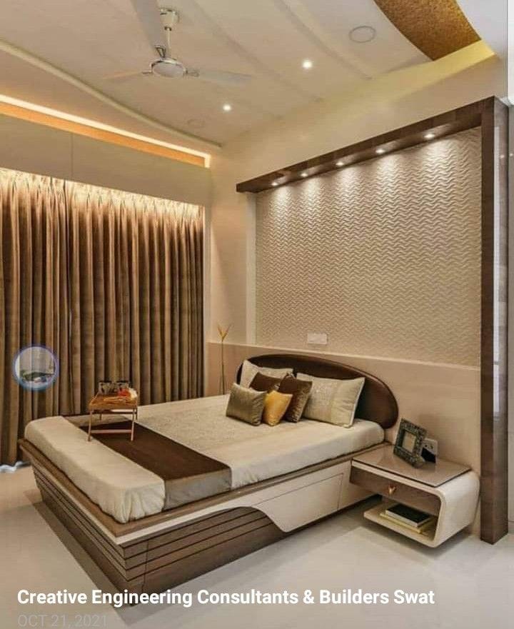 Luxury bedroom design by Hindustan Interior